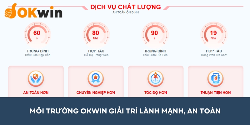 Tập đoàn OKWIN có uy tín không, nhà cái cam kết môi trường chơi an toàn và bảo mật