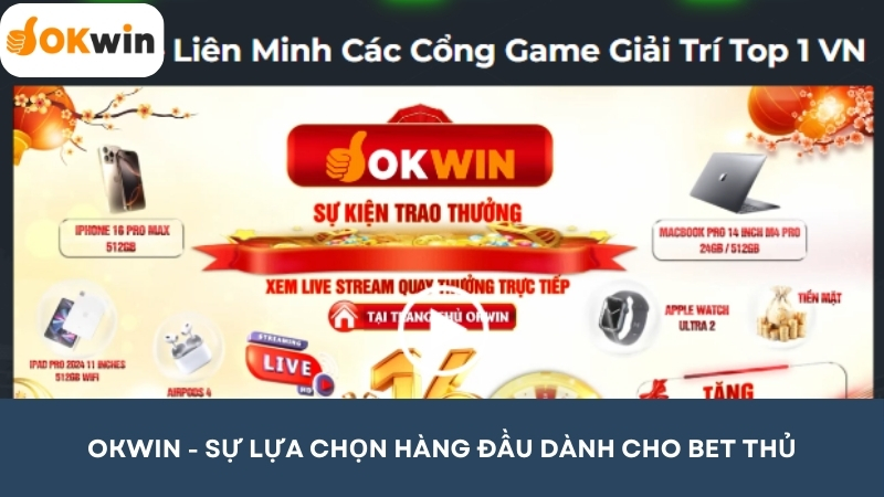 OKIWIN sự lựa chọn hàng đầu dành cho bạn